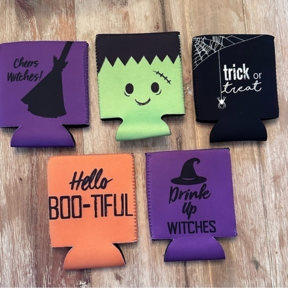 Halloween Themed Can Coolers Can Covers